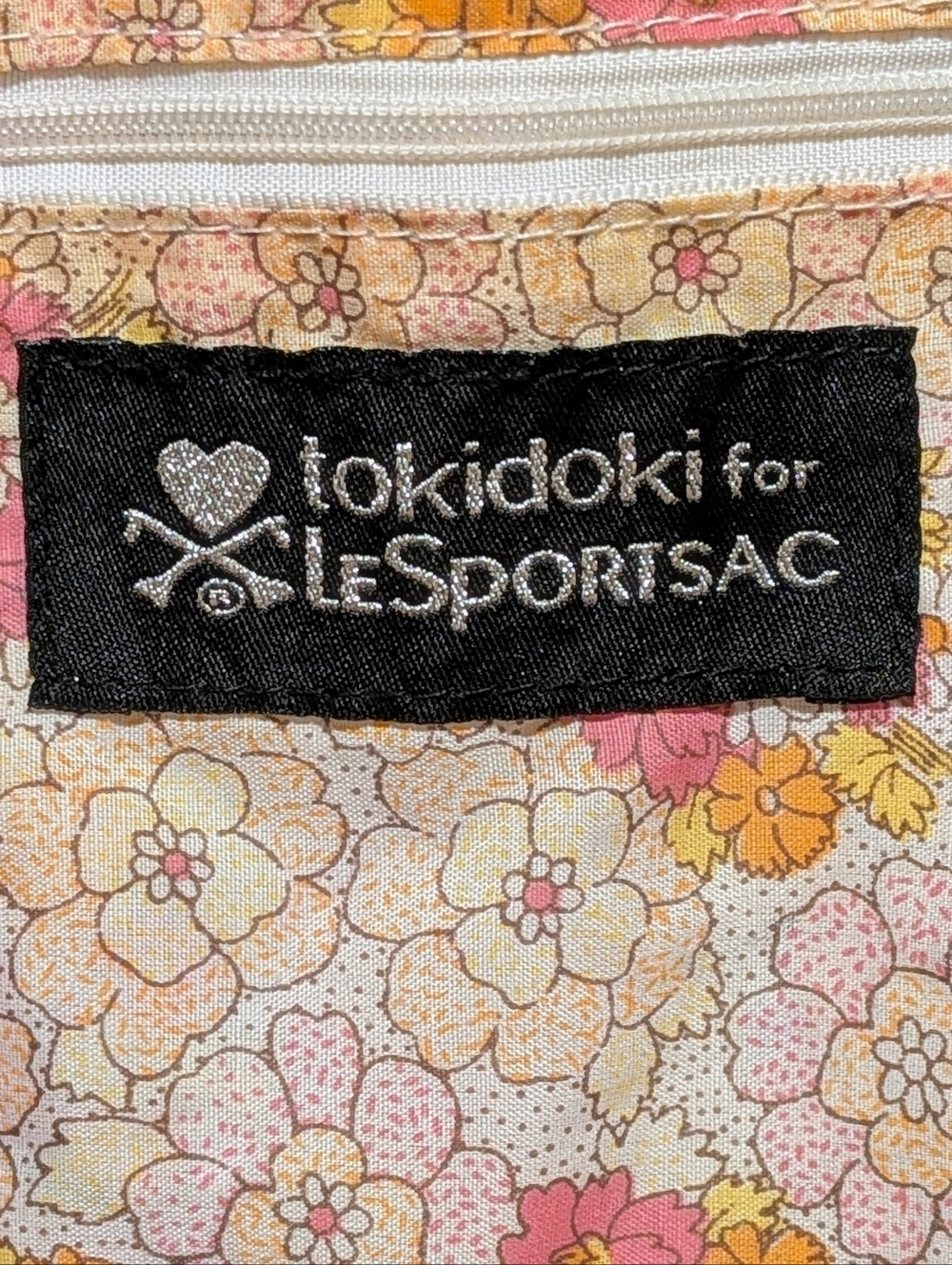 EUC LeSportSac x Tokidoki Animal Floral Print Shoulder Bag with Floral Lining - Picture 12 of 13